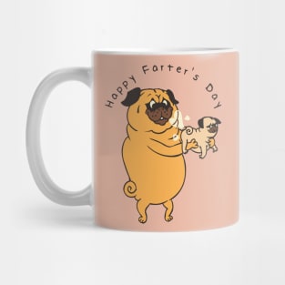 Happy Farter's Day Pug Mug